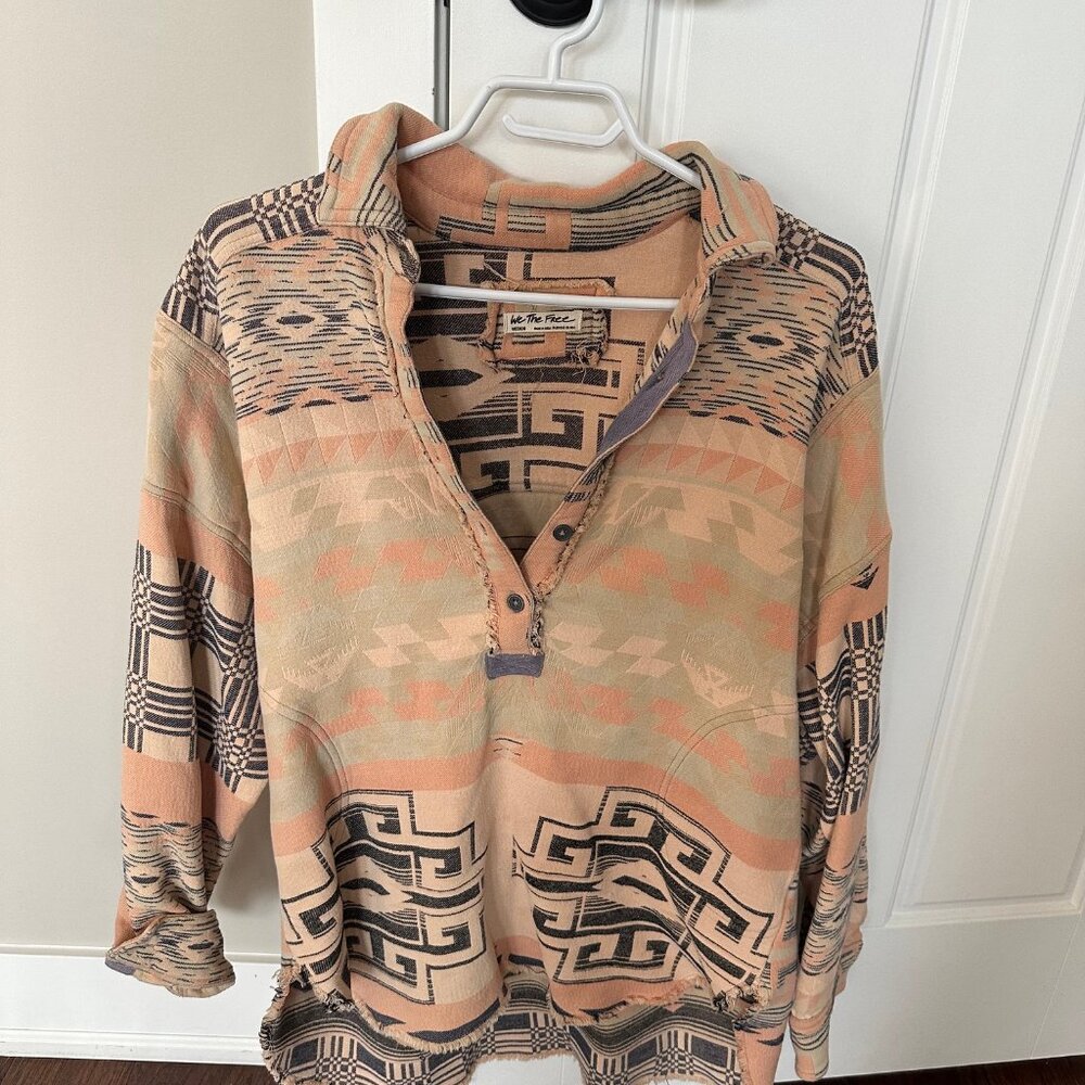 Free People Multicolor Patterned Sweater